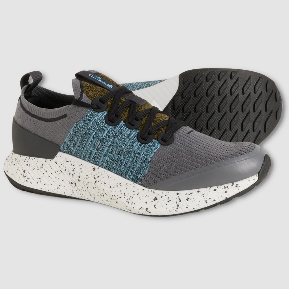 Allbirds Tree Glider Shoes - NEW Womens 9 Stormy Grey / Multi - #49159-DSK